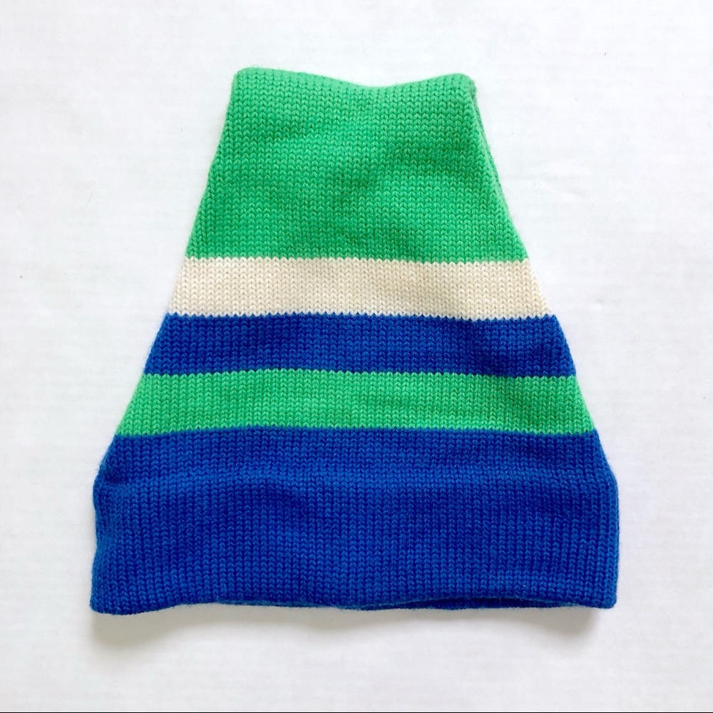 ๐ด Last chance VTG Striped Knit Beanie Ski Hat - Picture 1 of 3